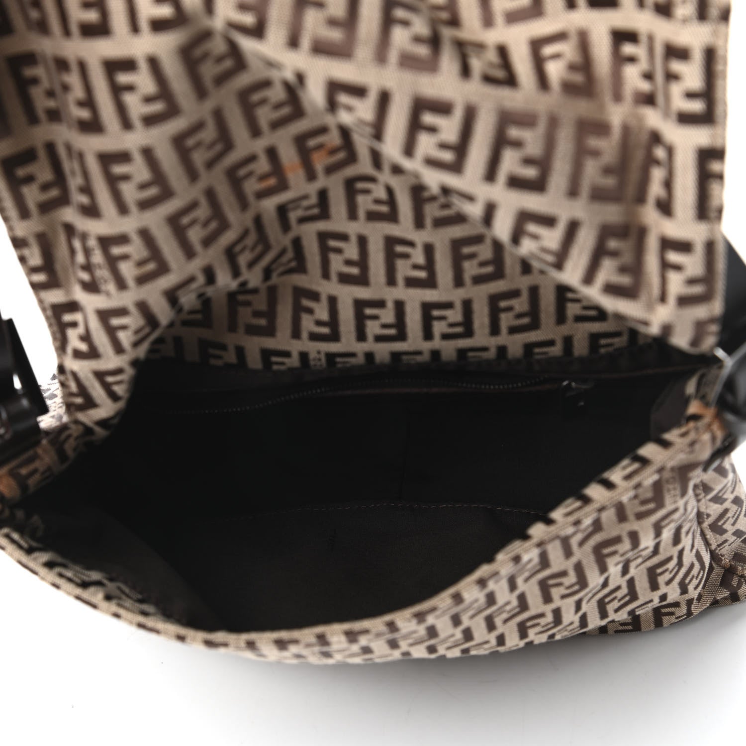 Fendi Zucchino Mama Baguette Dark Brown 5 of 9
