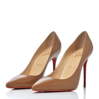 Christian Louboutin Kid Decollete 554 100 Pumps 38.5 Noisette 2 of 22