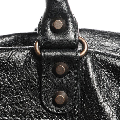 Balenciaga Agneau 24Hour Voyage Travel Bag Black 11 of 14