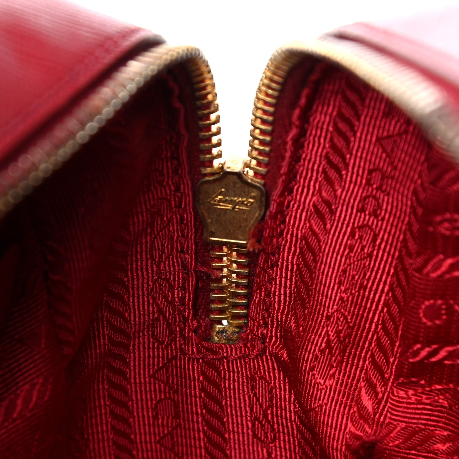 Prada Saffiano Lux Bowler Fuoco 11 of 18