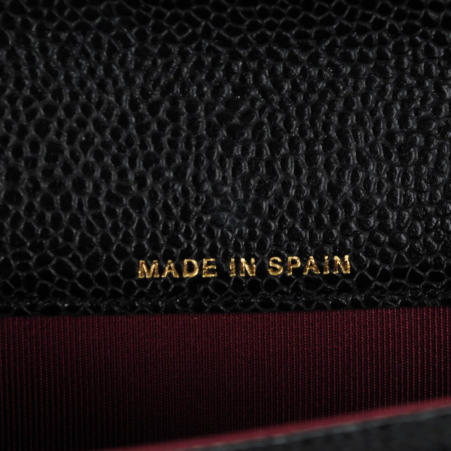 Caviar Quilted Card Holder Black