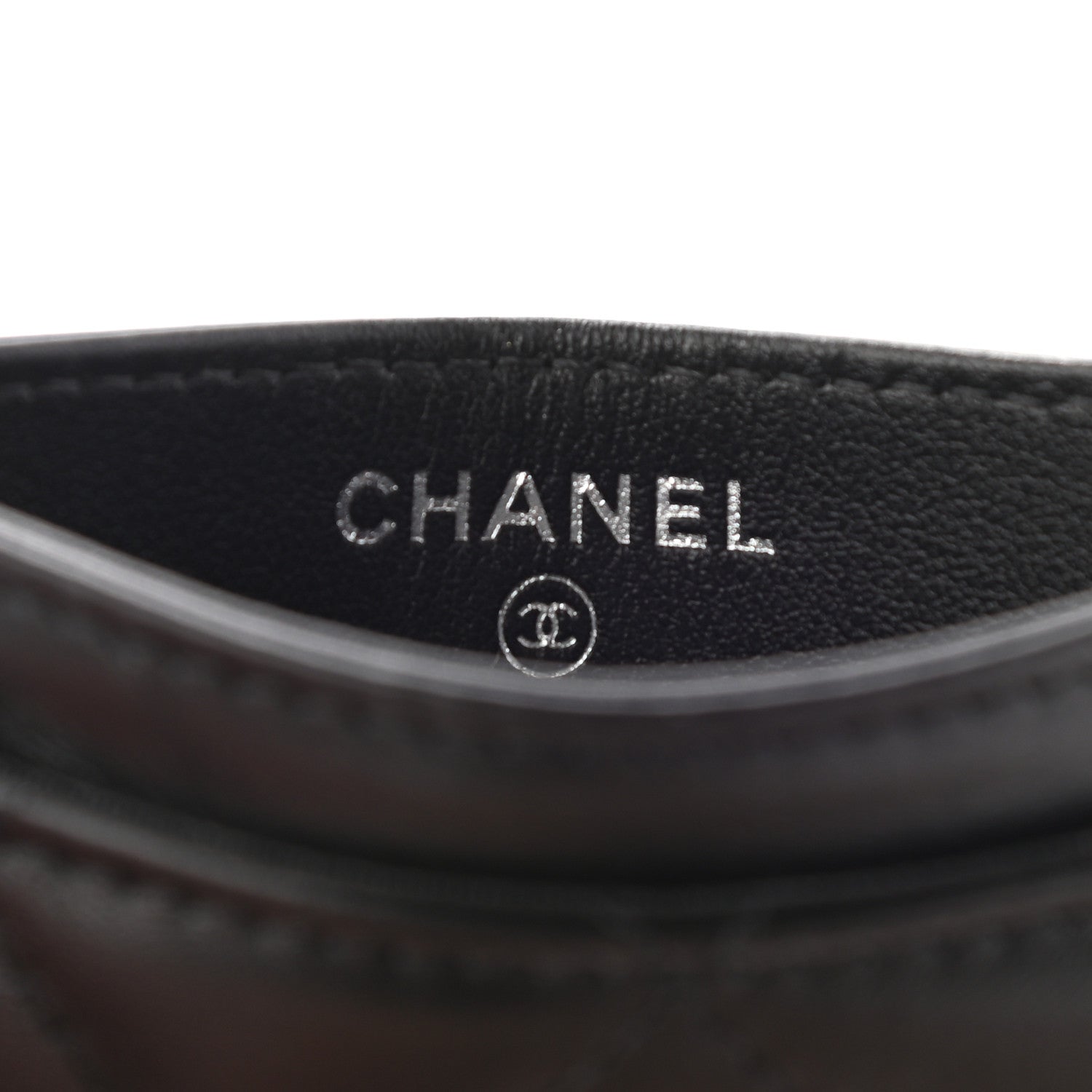 Chanel Aged Calfskin Quilted Gabrielle Card Holder Wallet So Black 6 of 8