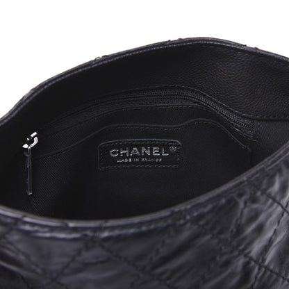 Chanel Caviar Aged Calfskin Medium Bubble Graphic Messenger Bag Black 11 of 18