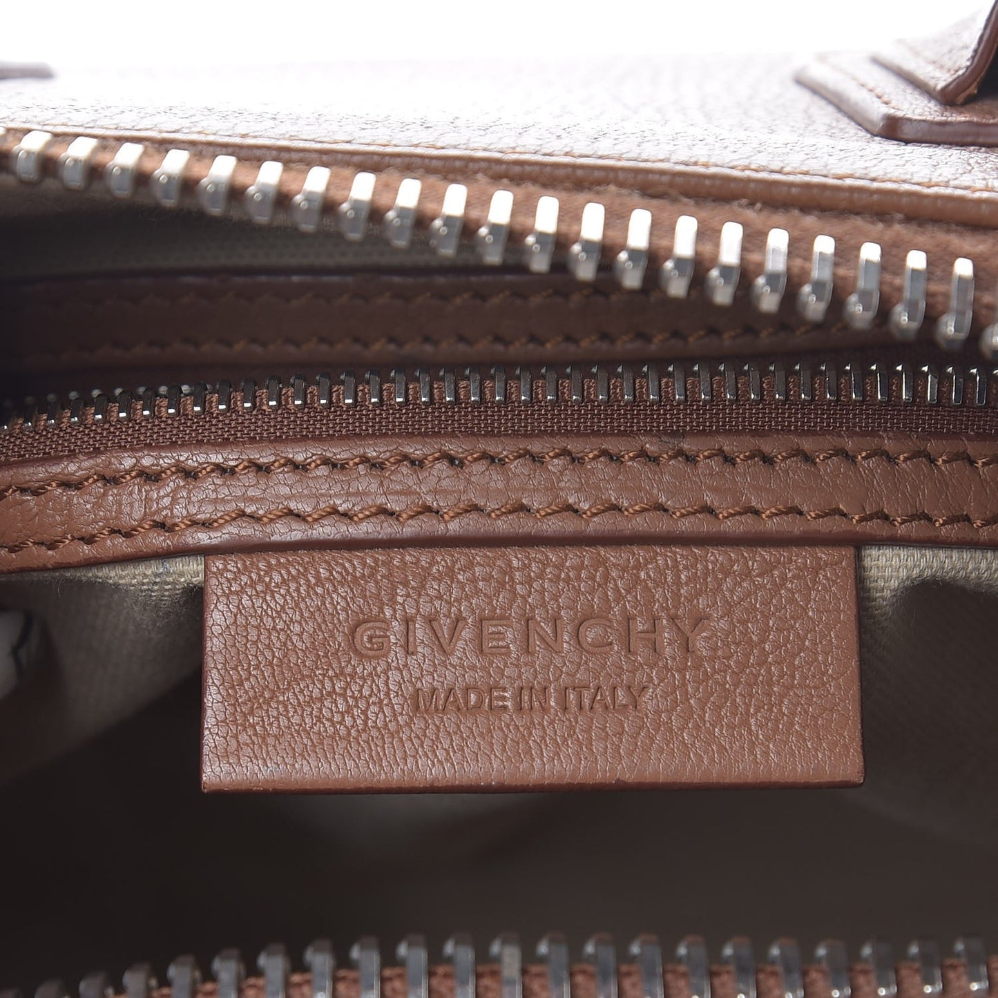 Sugar Goatskin Small Antigona Caramel