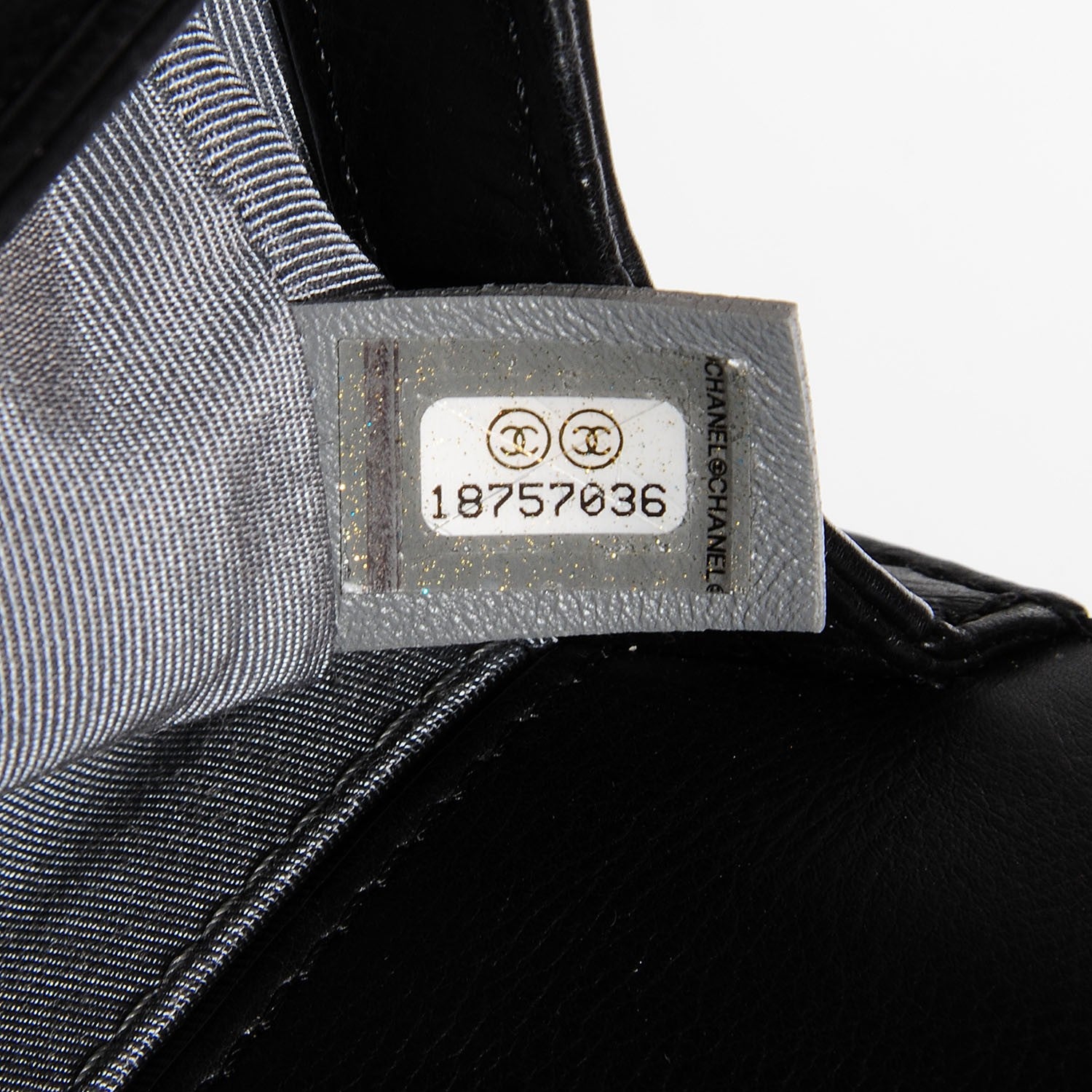 Chanel Calfskin Double Stitch Small Boy Flap Black 8 of 9
