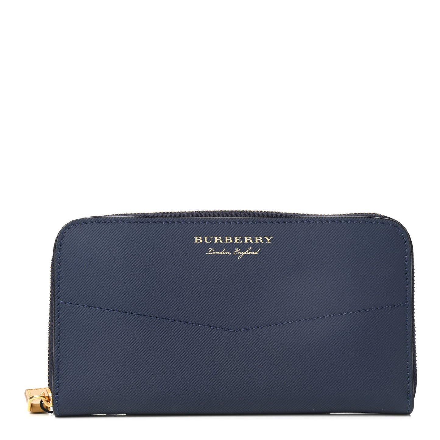 Trench Calfskin Elmore Zip Around Wallet Ink Ochre