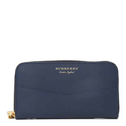 Burberry Trench Calfskin Elmore Zip Around Wallet Ink Ochre 1 of 7