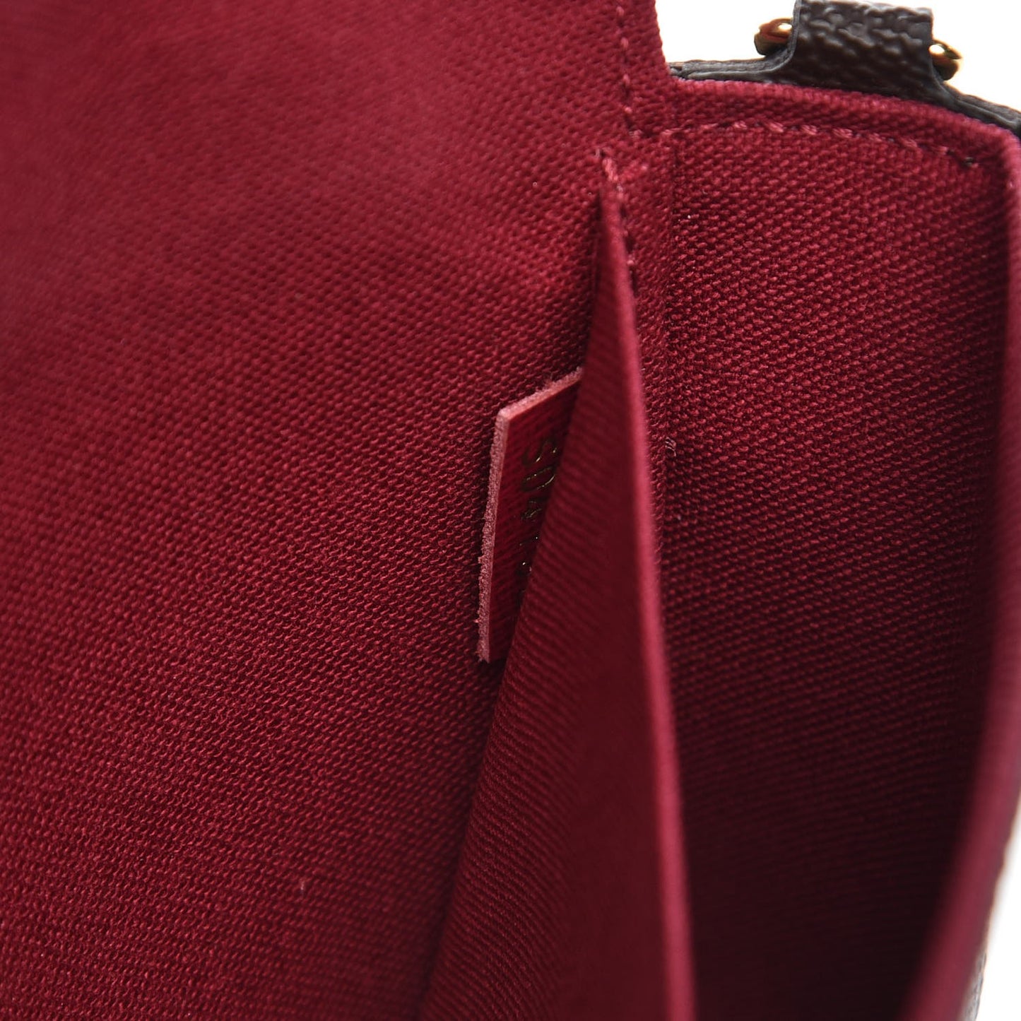 Monogram Pochette Felicie Chain Wallet Fuchsia