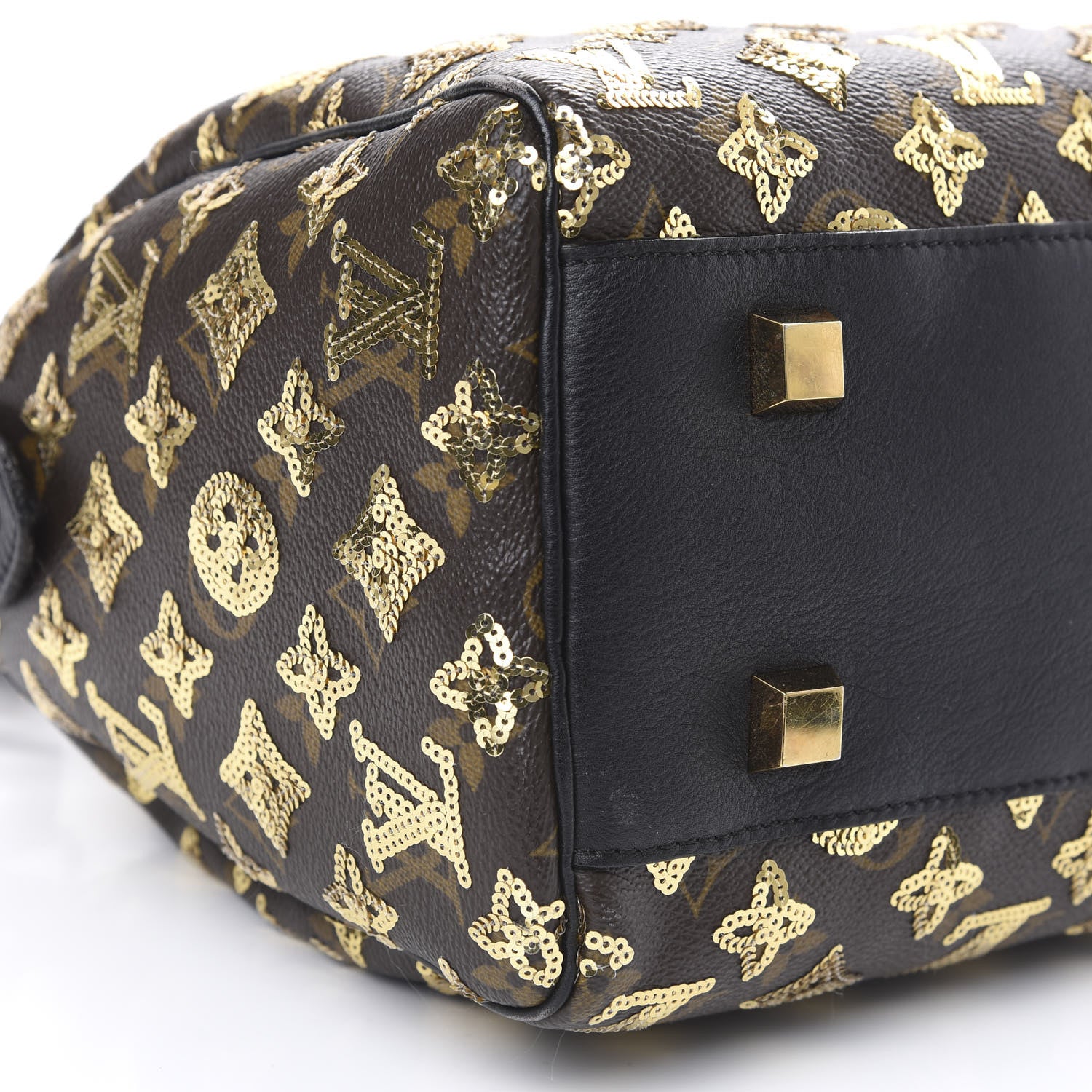 Louis Vuitton Monogram Sequins Eclipse Speedy 28 Gold 7 of 14