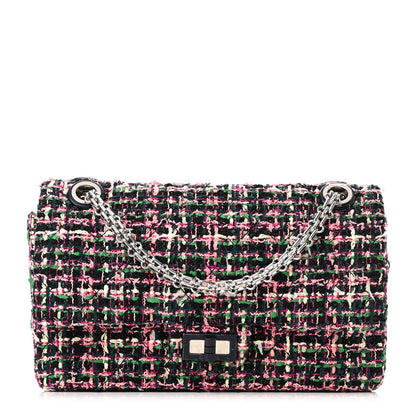 Chanel Tweed Resin 2.55 Reissue 225 Flap Pink 1 of 13