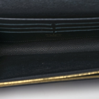 Louis Vuitton Empreinte Vavin Chain Wallet Black 5 of 8