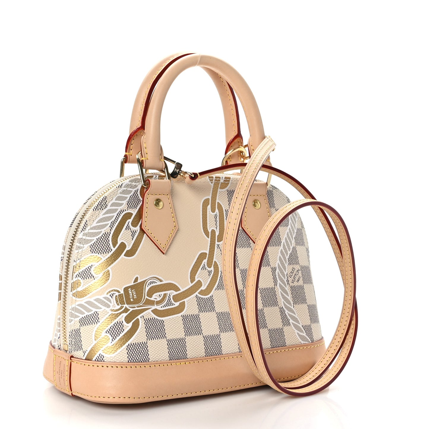 Damier Azur Nautical Alma BB