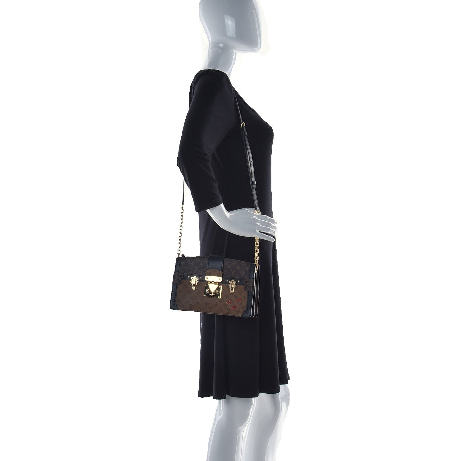 Louis Vuitton Reverse Monogram Trunk Clutch 2 of 8