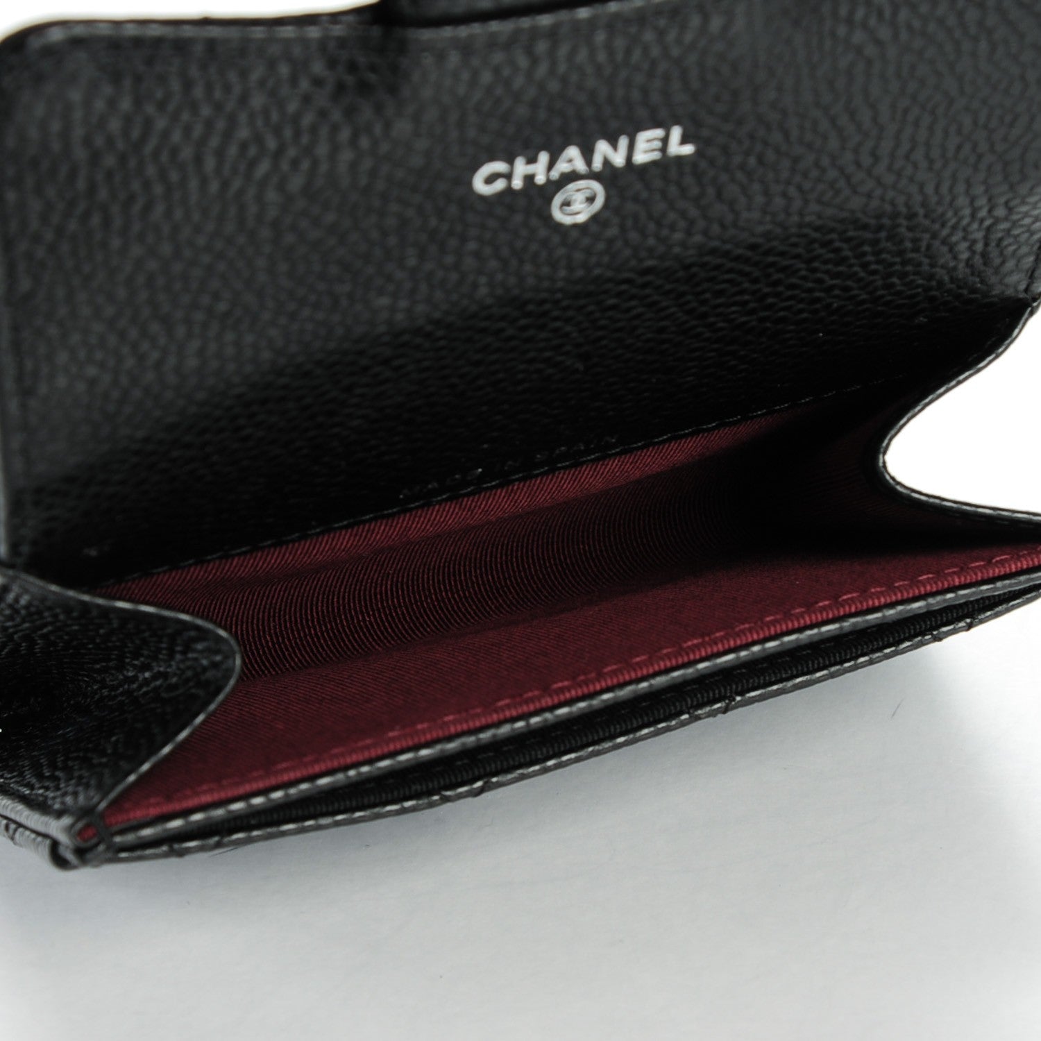 Chanel Caviar Quilted Flap Card Holder Black 4 of 8