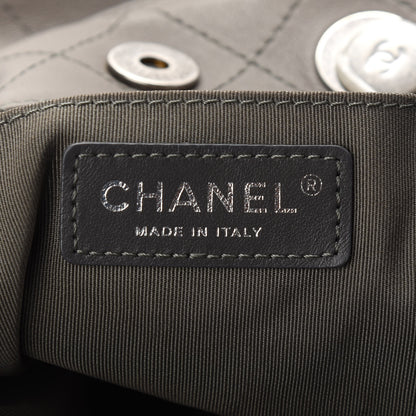 Chanel Calfskin Stitched Large Hobo Grey 7 of 10