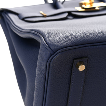 Hermes Togo Birkin 35 Bleu Saphir 9 of 17