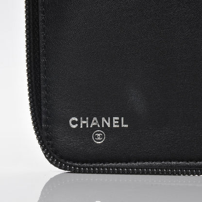 Chanel Caviar Large Timeless CC Zip Around Organizer Wallet Black 6 of 7