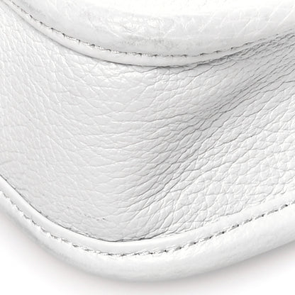 Prada Vitello Daino Soft Mini Hobo Messenger Bag White 10 of 11