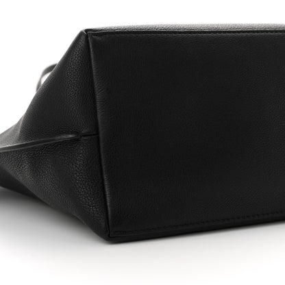 Louis Vuitton Calfskin Lockme Go Tote Black 9 of 11