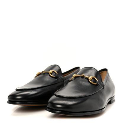 Gucci Calfskin Womens Jordaan Loafers 37 Black 4 of 10
