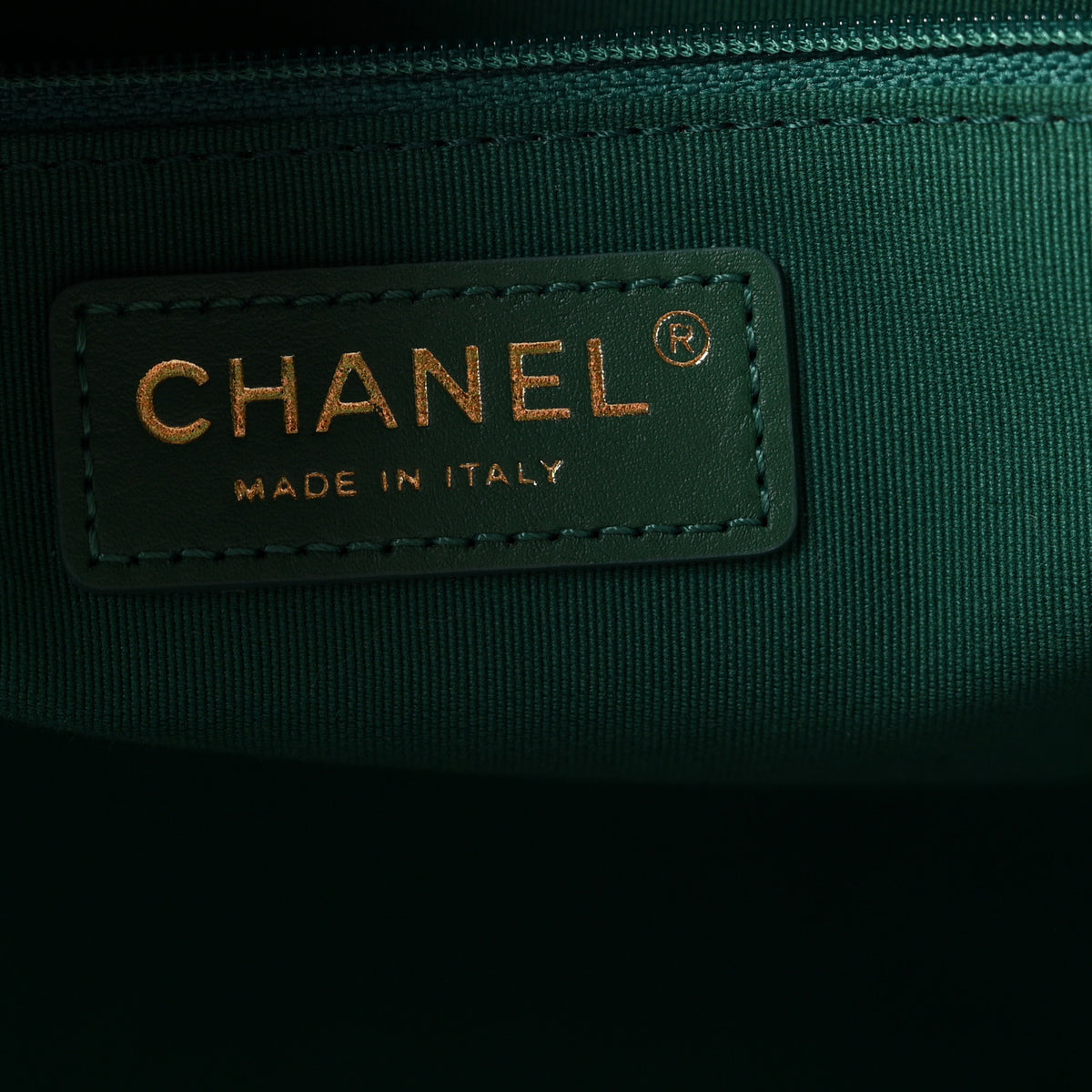 Chanel Velvet Calfskin Beaded Small Deauville Tote Pink Green Black 7 of 11