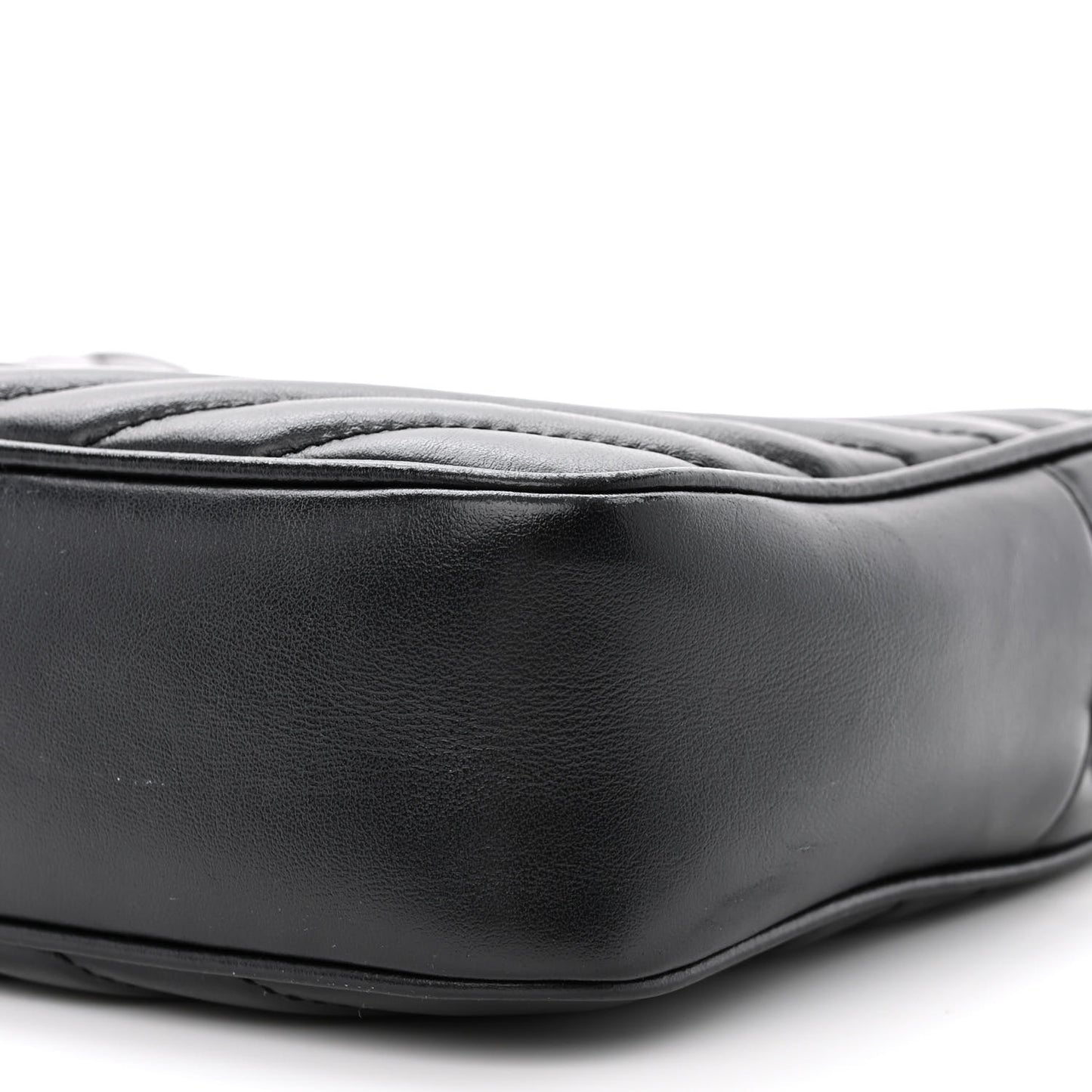 Calfskin Matelasse Monogram Lou Camera Bag Black