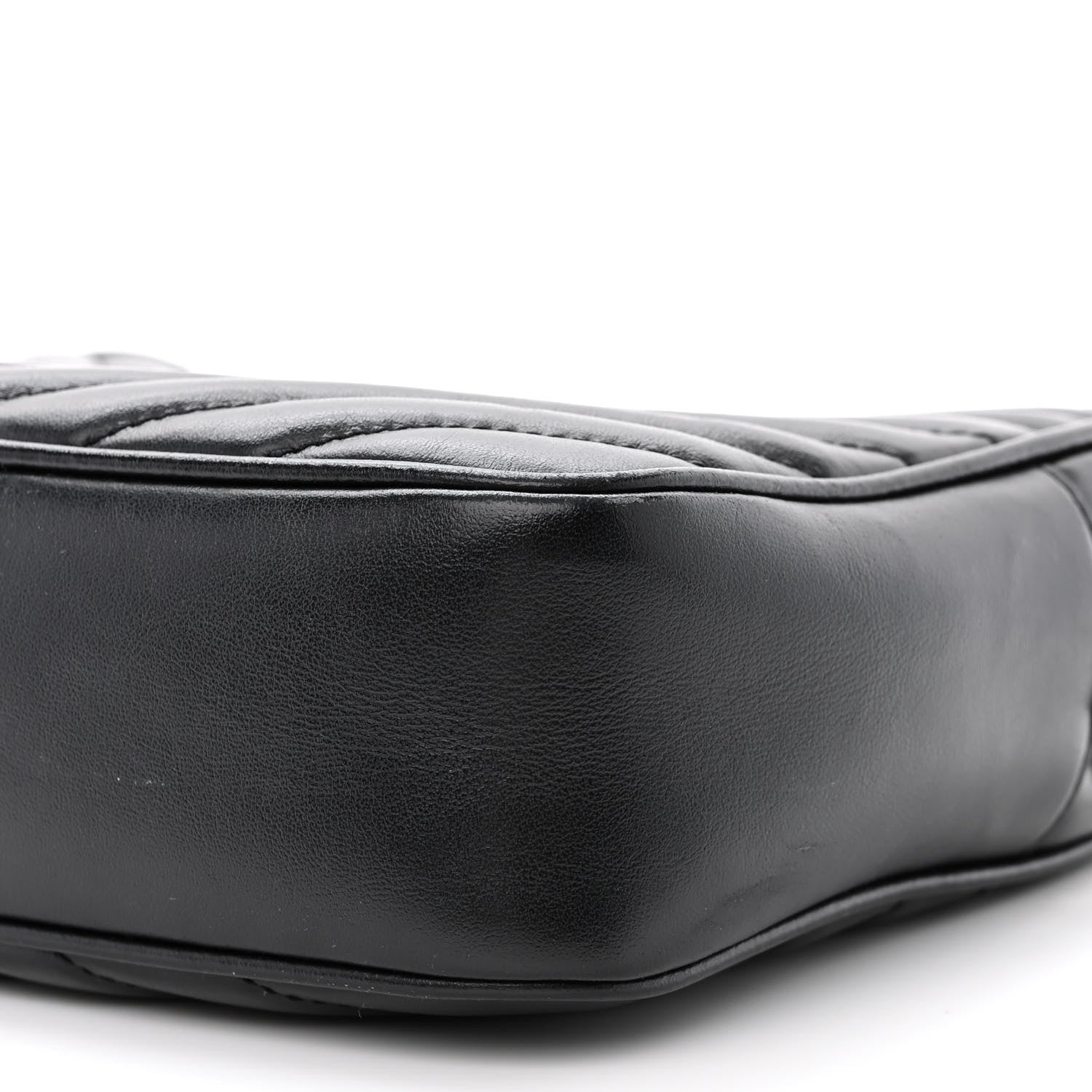 Saint Laurent Calfskin Matelasse Monogram Lou Camera Bag Black 10 of 14