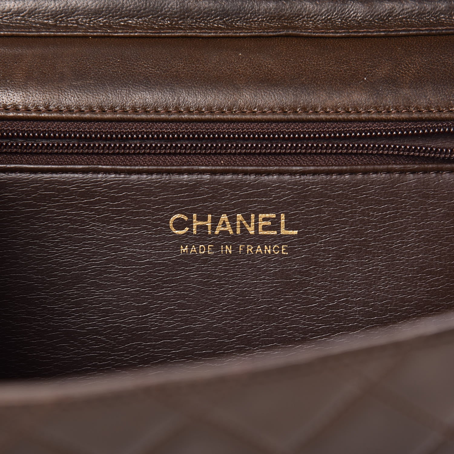 Chanel Lambskin Quilted Medium Single Flap Brown 6 of 15