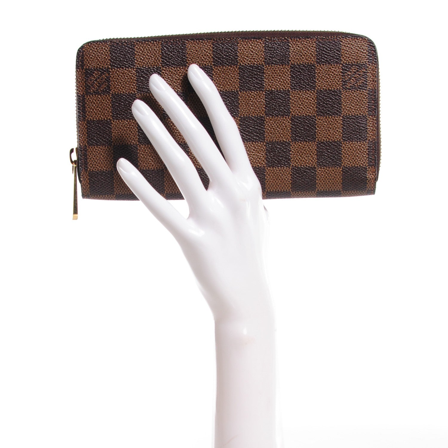 Louis Vuitton Damier Ebene Zippy Wallet 2 of 7