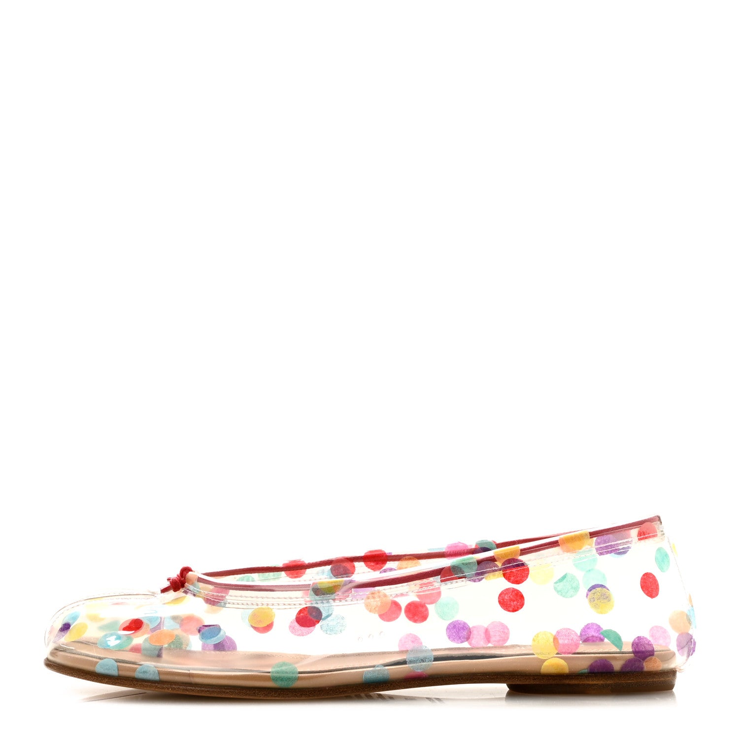 Maison Margiela PVC Confetti Printed Tabi Ballerina Flats 37 Multicolor 1 of 9