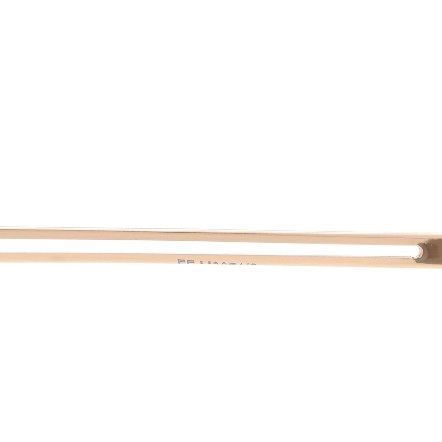 Fendi Metal Aviator Sunglasses FFM0071/S Gold 5 of 9
