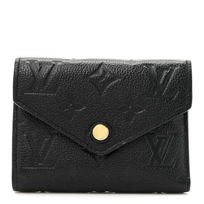 Louis Vuitton Empreinte Victorine Wallet Black 1 of 10