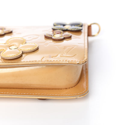 Louis Vuitton Vernis Lexington Fleurs Pochette Beige 7 of 7
