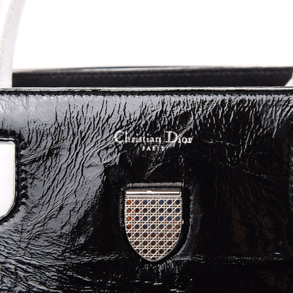Christian Dior Crinkled Calfskin Medium Diorever Flap Black 7 of 11