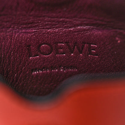 Loewe Smooth Calfskin Mini Gate Pocket Black Orange 5 of 9
