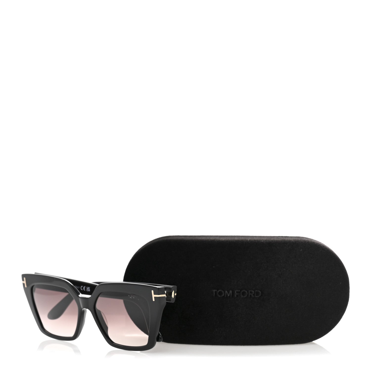 Tom Ford Acetate Winona Sunglasses TF1030 Black 9 of 9