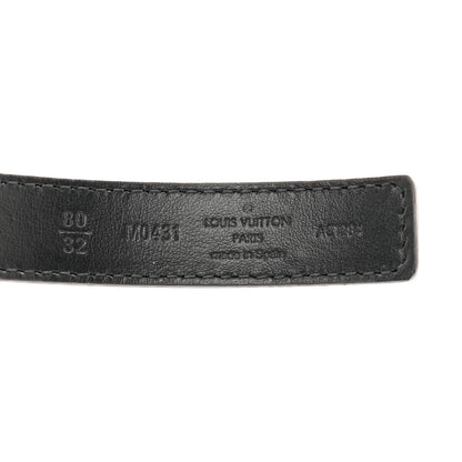 Louis Vuitton Calfskin Monogram 20mm LV Iconic Reversible Belt 80 32 Black 5 of 7
