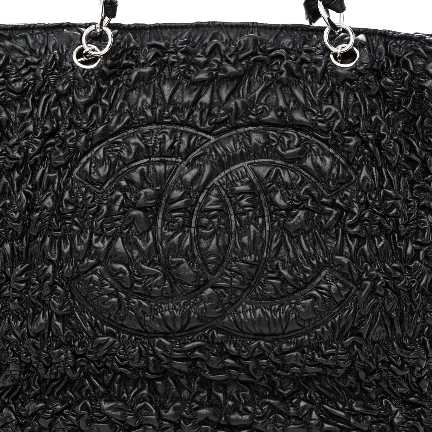 Lambskin XL Astrakan Tote Black