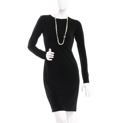 Chanel Classic CC Graduated Pearl Necklace Silver 2 of 6