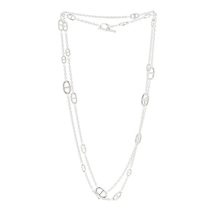 Hermes Sterling Silver Farandole Necklace 160 3 of 6