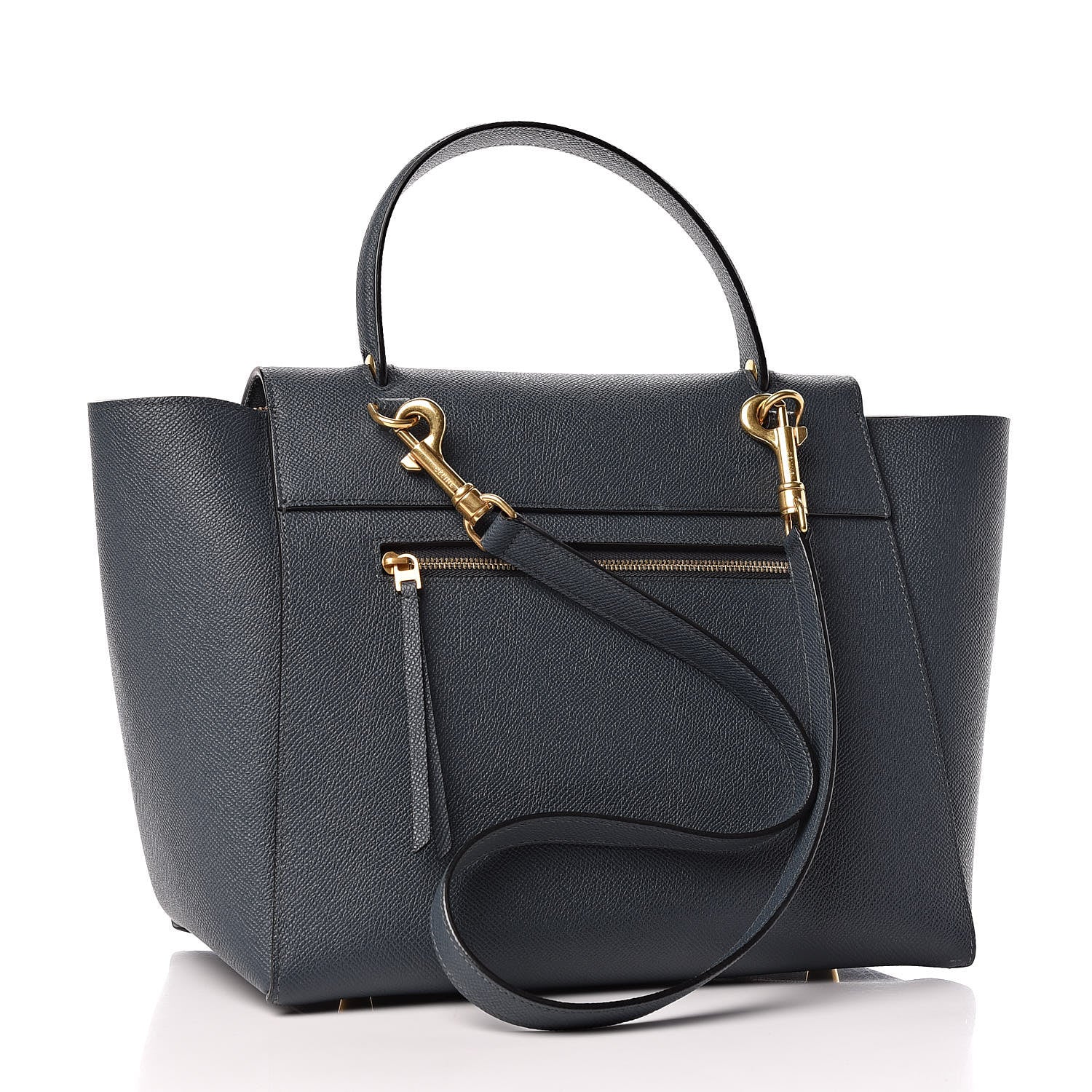 Celine Grained Calfskin Mini Belt Bag Slate 3 of 12
