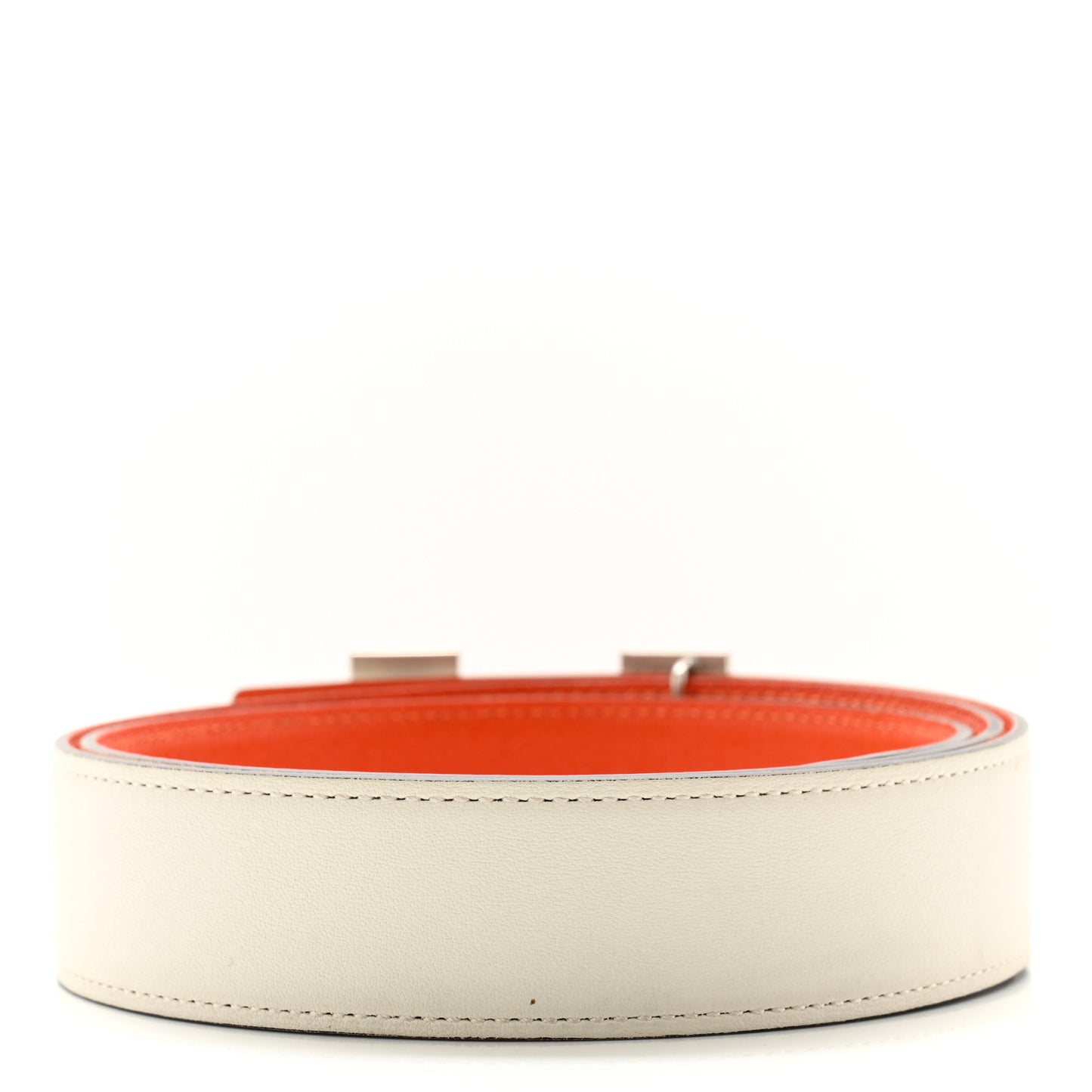 Epsom Swift 32mm Striee H Belt 90 36 White Orange