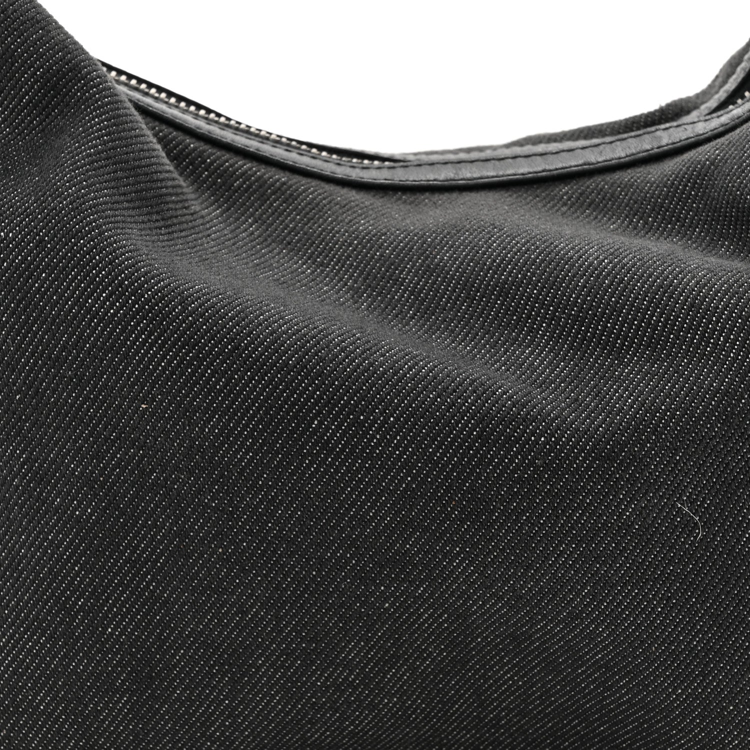 Gucci Denim Web Medium Hobo Black 8 of 13