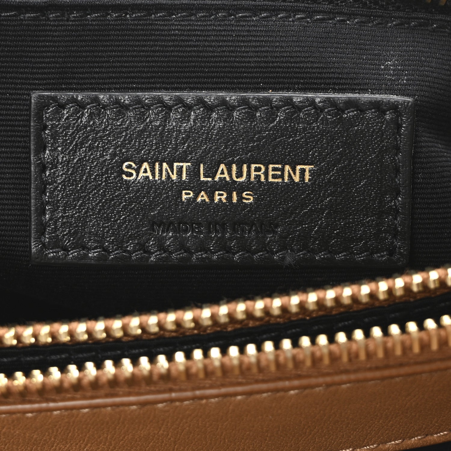 Saint Laurent Suede Y Quilted Monogram Medium Loulou Chain Satchel Cinnamon 6 of 10