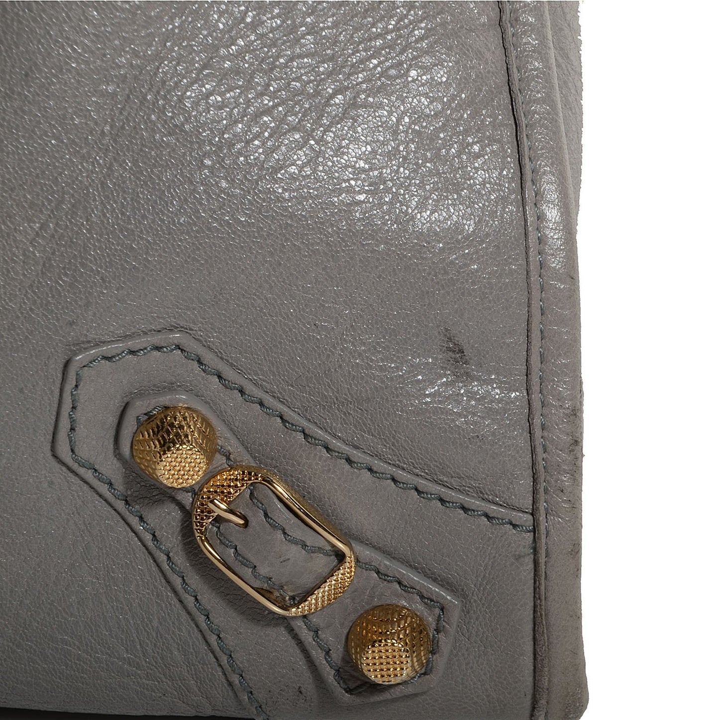 Agneau Giant 12 Gold Hardware City Gris Pyrite