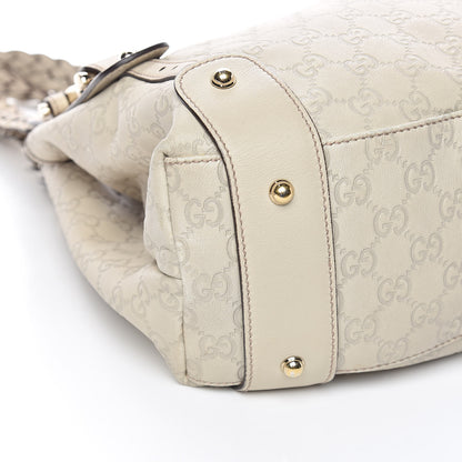 Gucci Guccissima Medium Pelham Shoulder Bag Off White 5 of 10