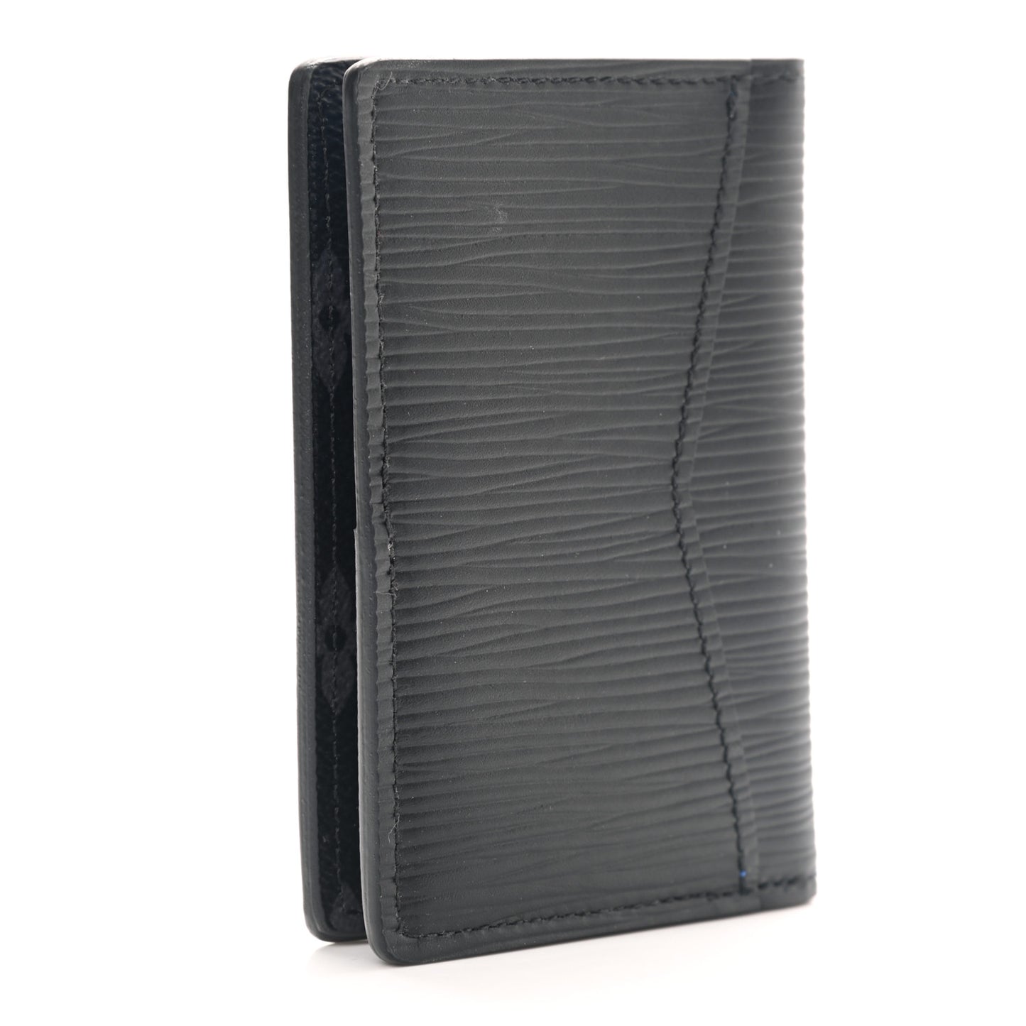Epi Monogram Eclipse Pocket Organizer Black Blue