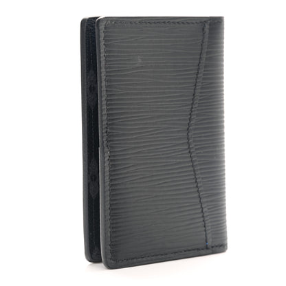 Louis Vuitton Epi Monogram Eclipse Pocket Organizer Black Blue 2 of 6