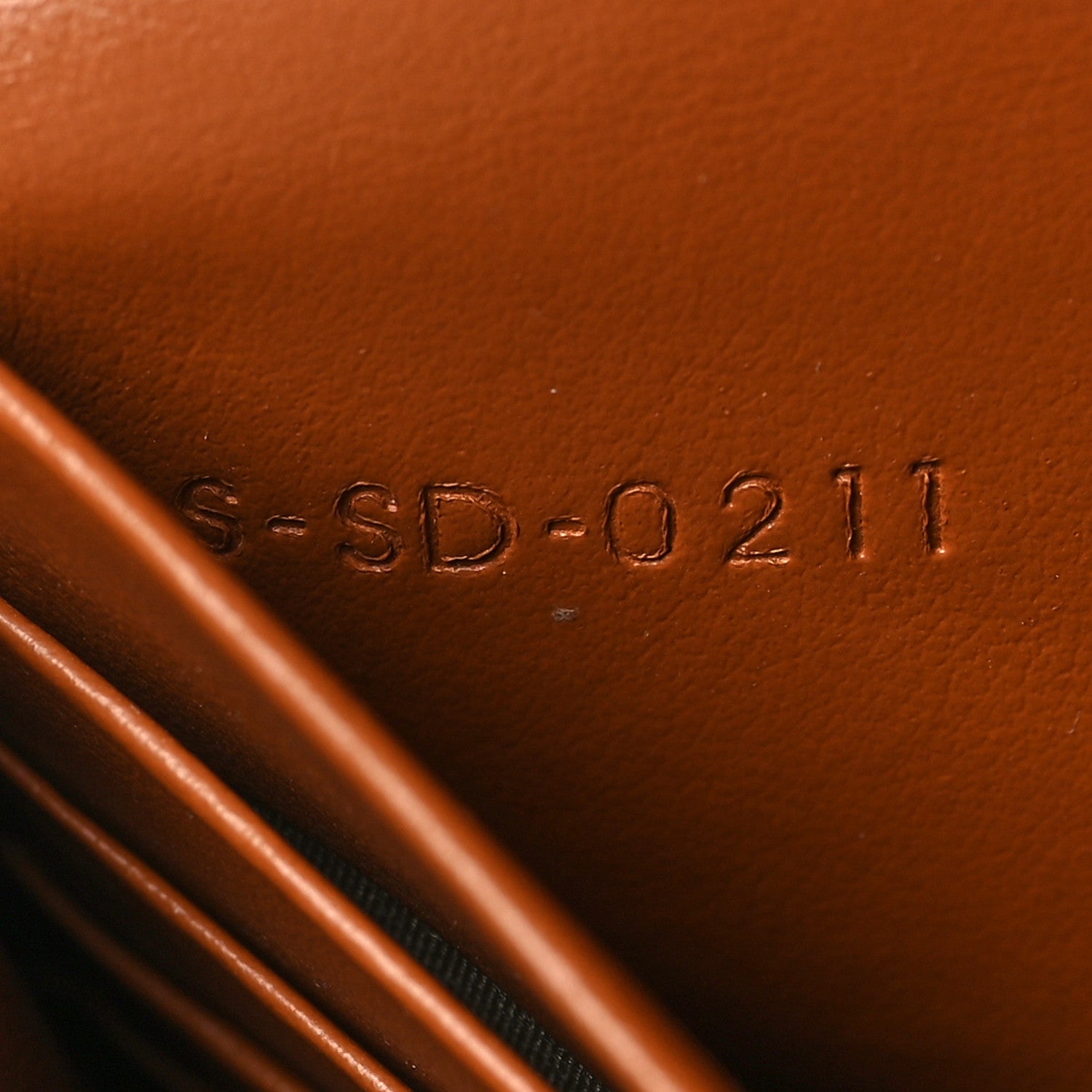 Celine Triomphe Canvas Lambskin Wallet On Strap Tan 8 of 11