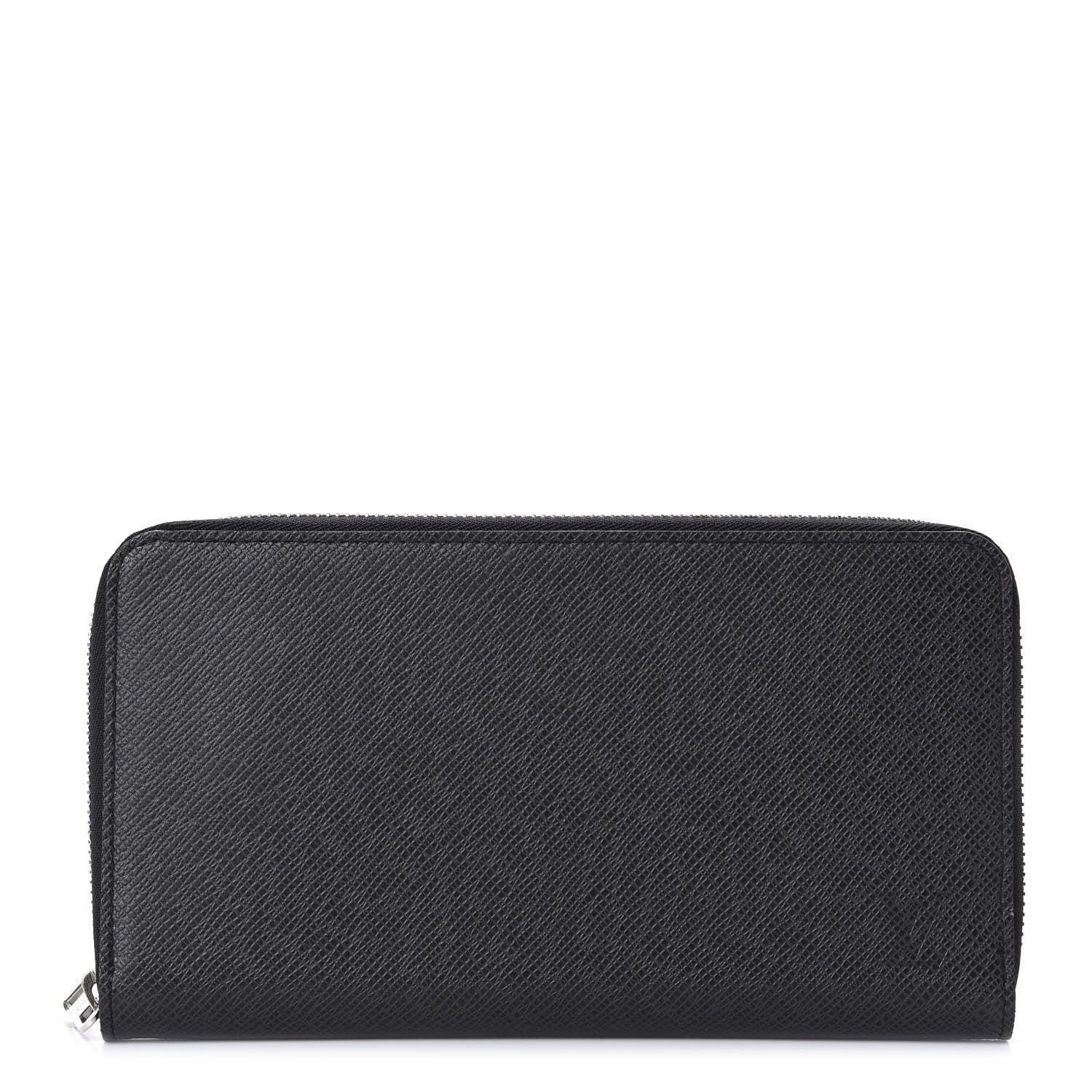 Louis Vuitton Taiga Zippy Organizer Wallet Black 1 of 10